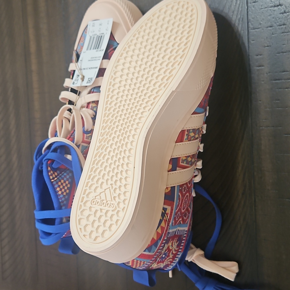 NWT Adidas Multicolor Patterned Sneakers - Picture 3 of 6